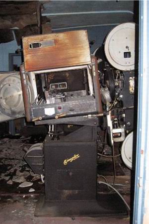 Tawas Drive-In Theatre - Inside Projection Booth From Dan Martin (newer photo)